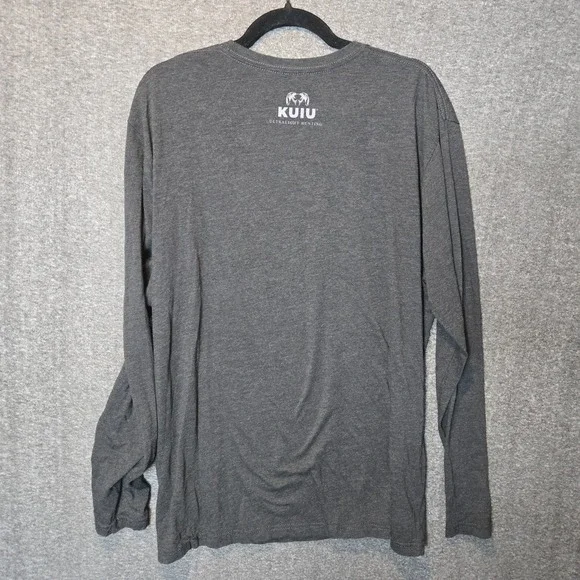 KUIU Mens XL T-shirt Lot Of 2 Ultralight Hunting Long Sleeve Gray - Picture 4 of 11